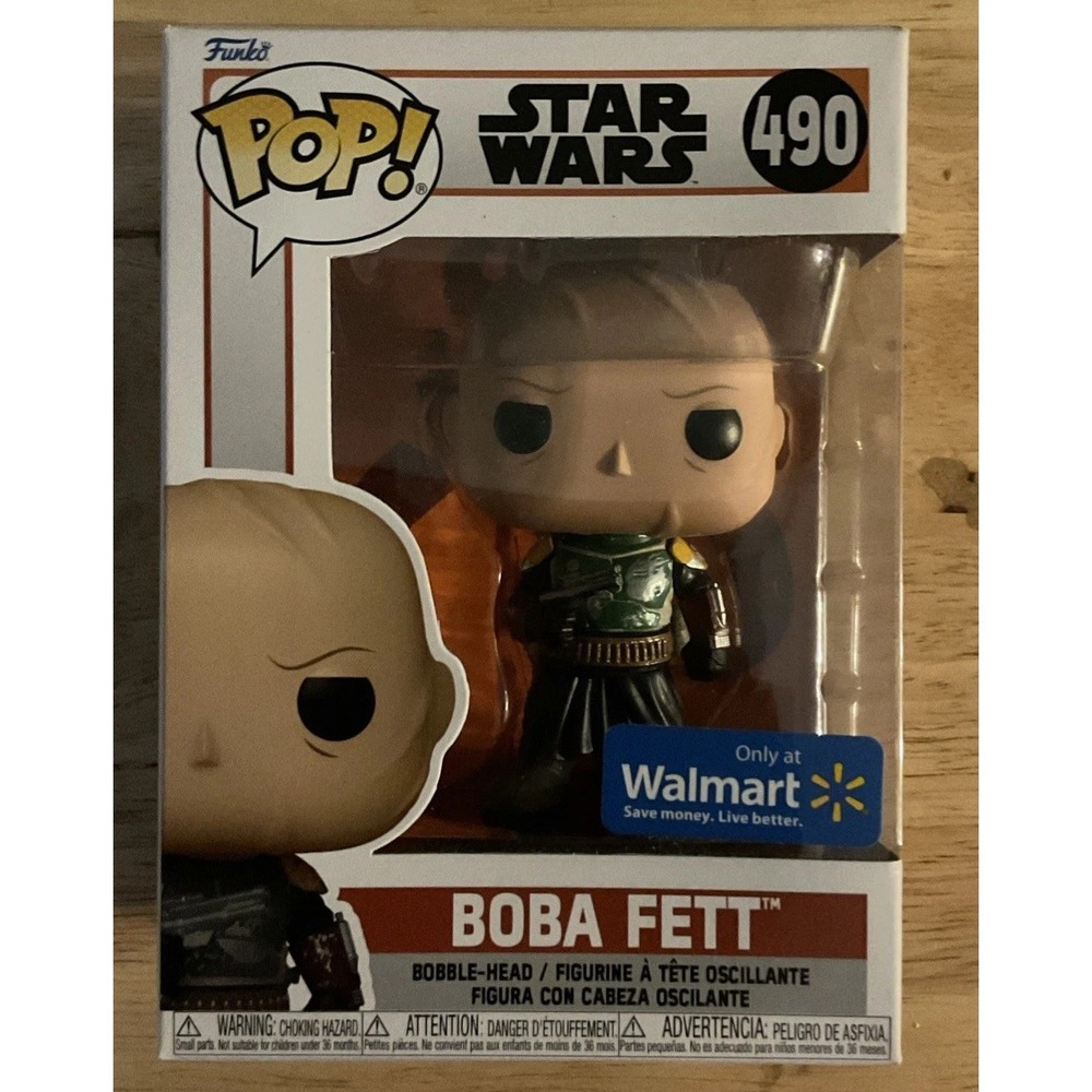 Funko Pop! Vinyl: Star Wars - Boba Fett - Walmart (Exclusive)‎ #490